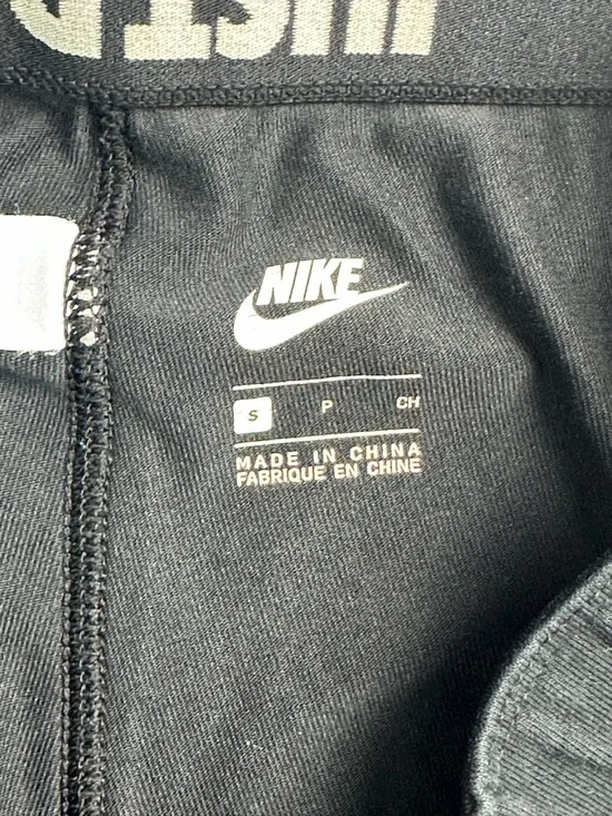 🖤 Nike Just Do It Oversized Logo Black Leggings Size S 8867-14 🖤 - Picture 5 of 13